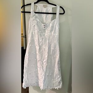 Karen Millen white cotton dress